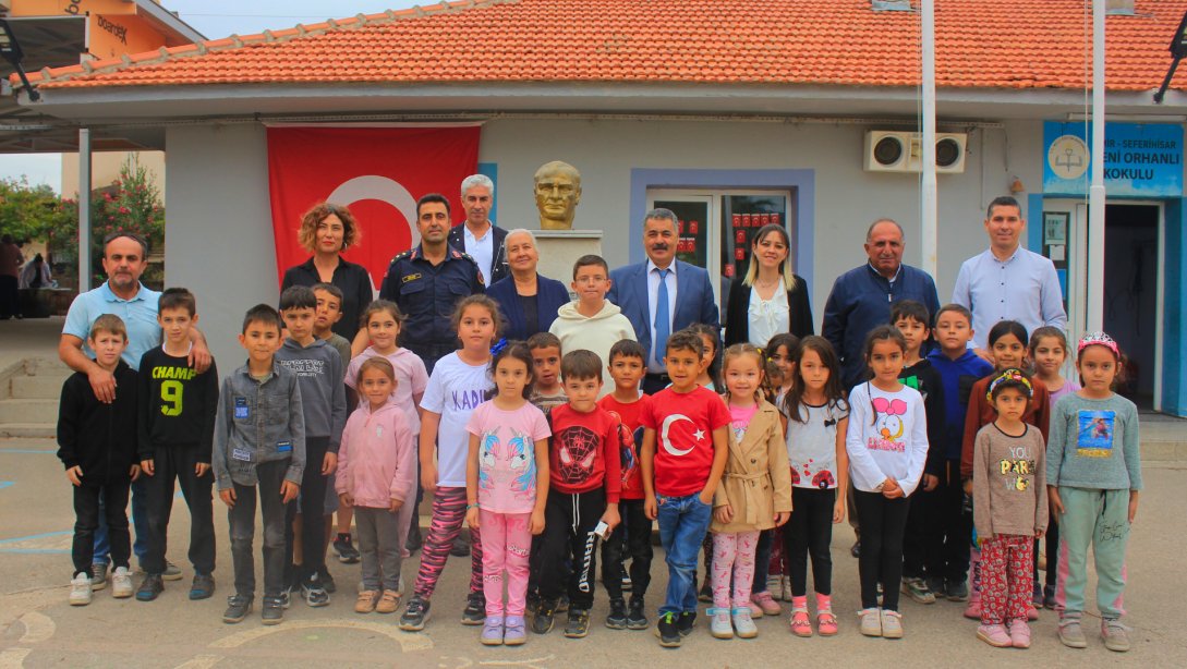 İlçe Milli Eğitim Müdürümüz Sayın Ahmet Vehbi KOÇ Yeni Orhanlı İlkokulu'nu Ziyaret Etti