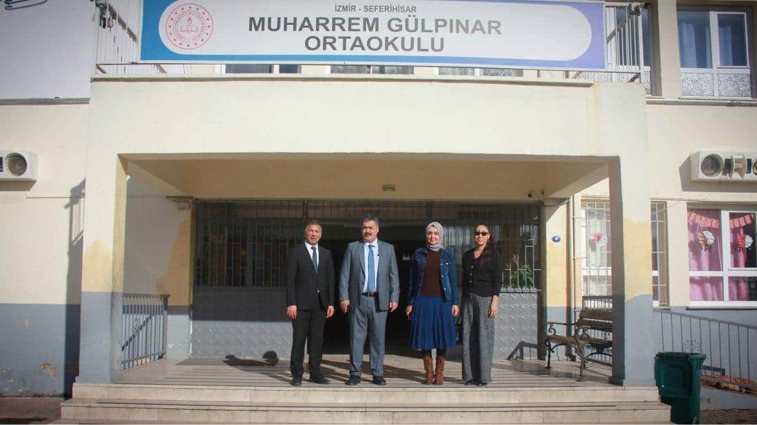 İlçe Milli Eğitim Müdürümüz Sayın Ahmet Vehbi KOÇ'un Muharrem Gülpınar Ortaokulu'nu Ziyareti