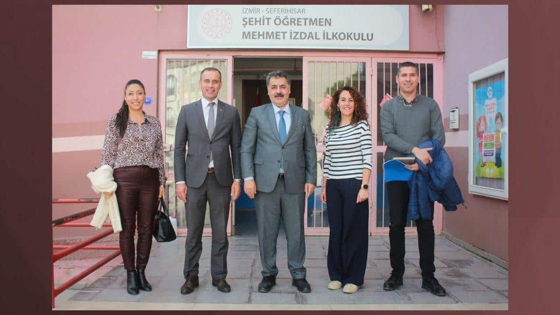 İlçe Milli Eğitim Müdürümüz Sayın Ahmet Vehbi KOÇ'un Şehit Öğretmen Mehmet İzdal İlkokulu'nu Ziyareti