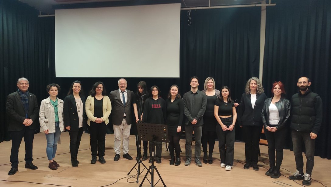 İlçemizde ''Türk Halk Müziği Liseler Arası Solo Ses İcra Yarışması'' Düzenlendi
