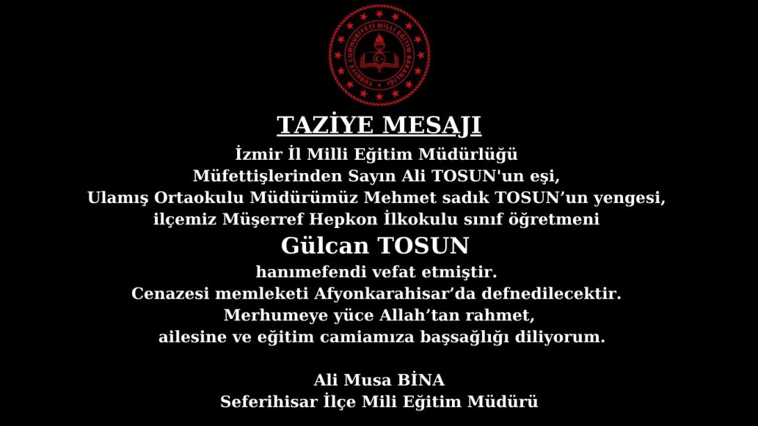 Taziye Mesajı